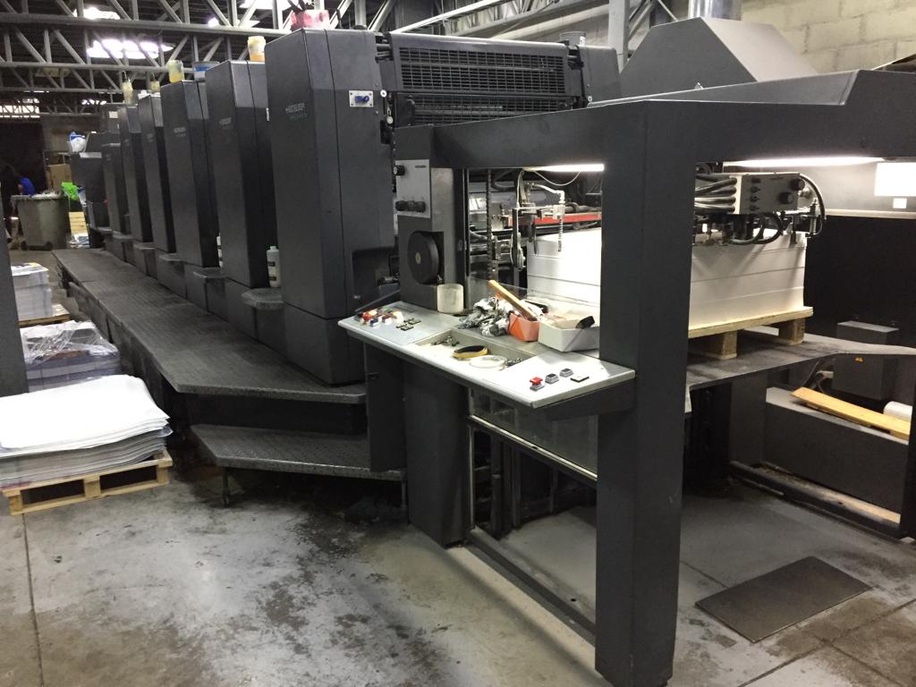 Five Colour Plus Coater Offset Printing Machine Xl 105 5 lX